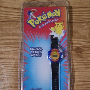 Pikachu 1999 Nintendo Pokemon Digital Sports Watch (NEW)